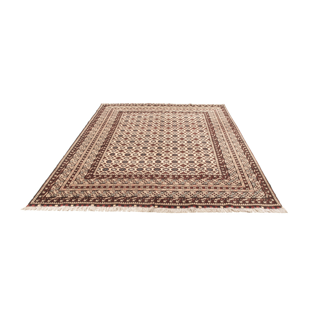 Alfombra afgana - 281 x 194 cm - beige claro