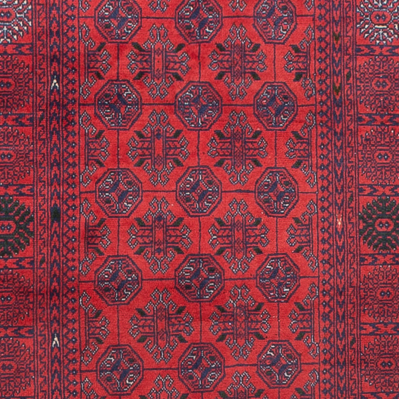 Alfombra de pasillo Alfombra afgana - Bukhara - 479 x 89 cm - rojo