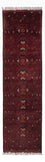 Alfombra de pasillo Alfombra afgana - 295 x 79 cm - rojo