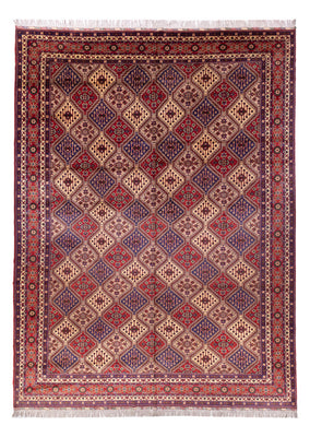 Alfombra afgana - 410 x 300 cm - beige oscuro