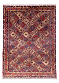 Alfombra afgana - 410 x 300 cm - beige oscuro