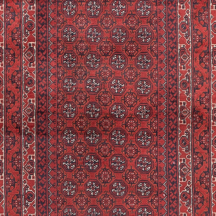 Alfombra de pasillo Alfombra afgana - Bukhara - 376 x 75 cm - rojo