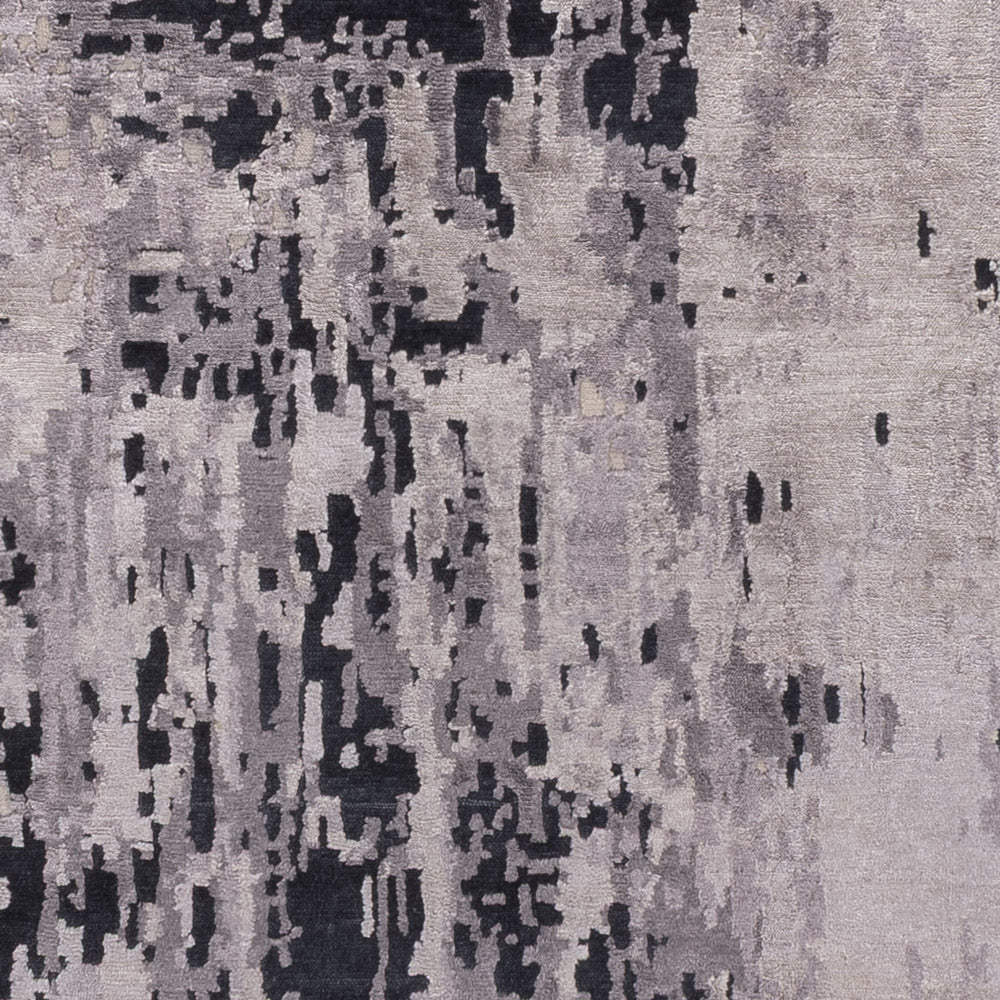 Designer Teppich - 296 x 205 cm - schwarz