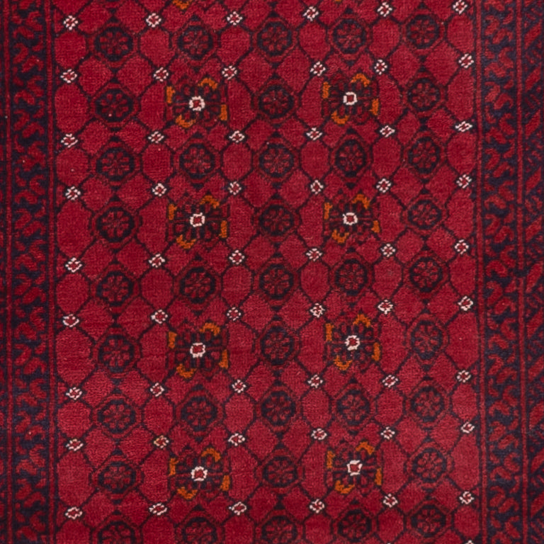 Alfombra de pasillo Alfombra afgana - Bukhara - 285 x 78 cm - rojo