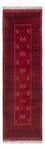 Alfombra de pasillo Alfombra afgana - 283 x 82 cm - rojo