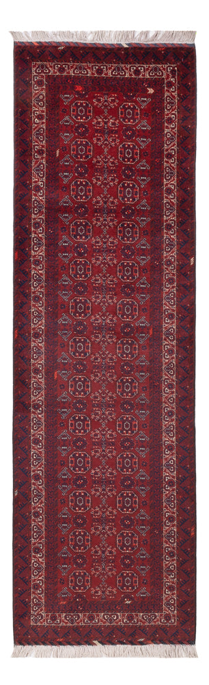 Alfombra de pasillo Alfombra afgana - Bukhara - 285 x 82 cm - rojo