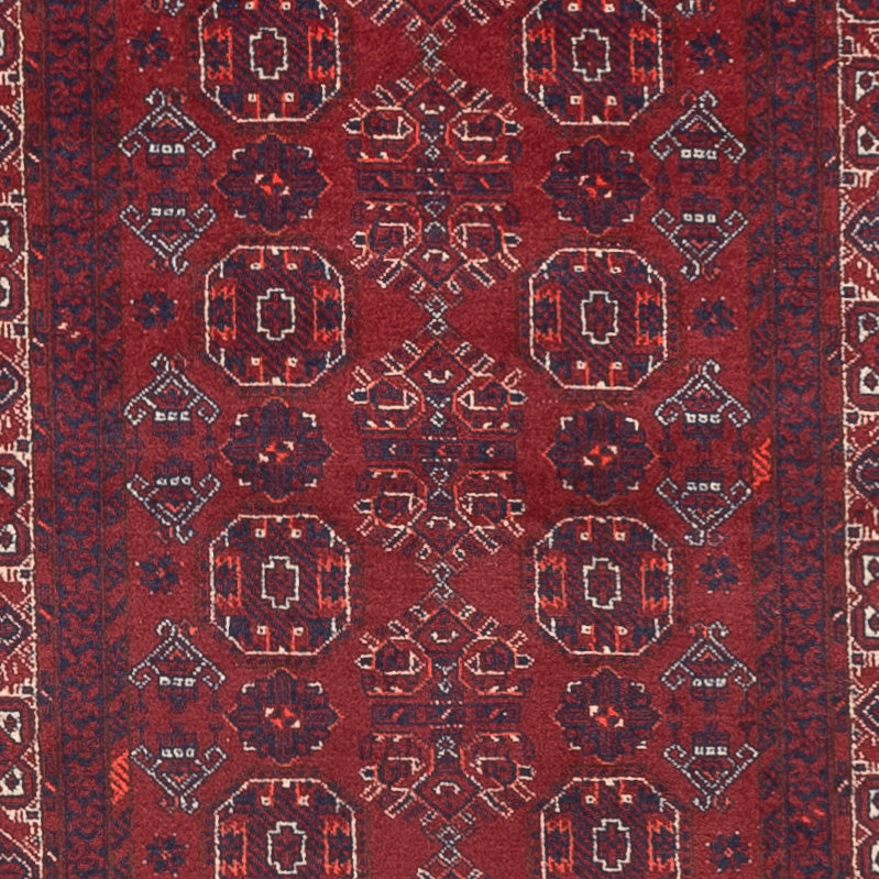 Alfombra de pasillo Alfombra afgana - Bukhara - 285 x 82 cm - rojo