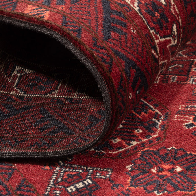 Alfombra de pasillo Alfombra afgana - Bukhara - 285 x 82 cm - rojo