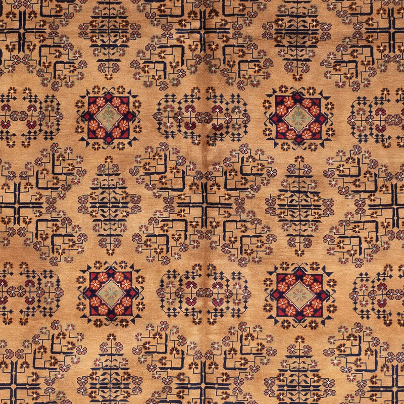 Alfombra afgana - 390 x 290 cm - beige oscuro