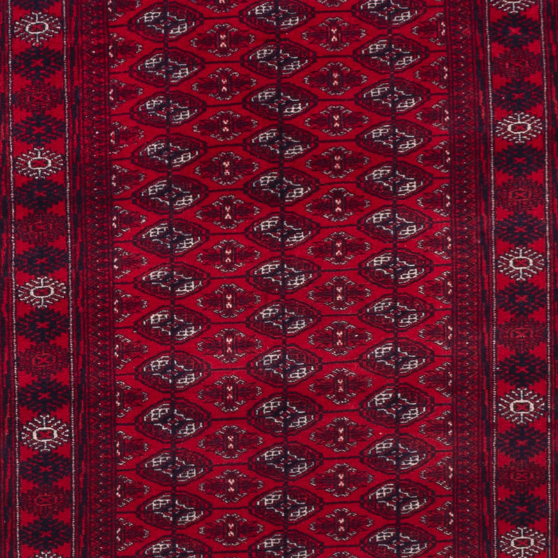 Alfombra de pasillo Alfombra Turkaman - 396 x 87 cm - rojo