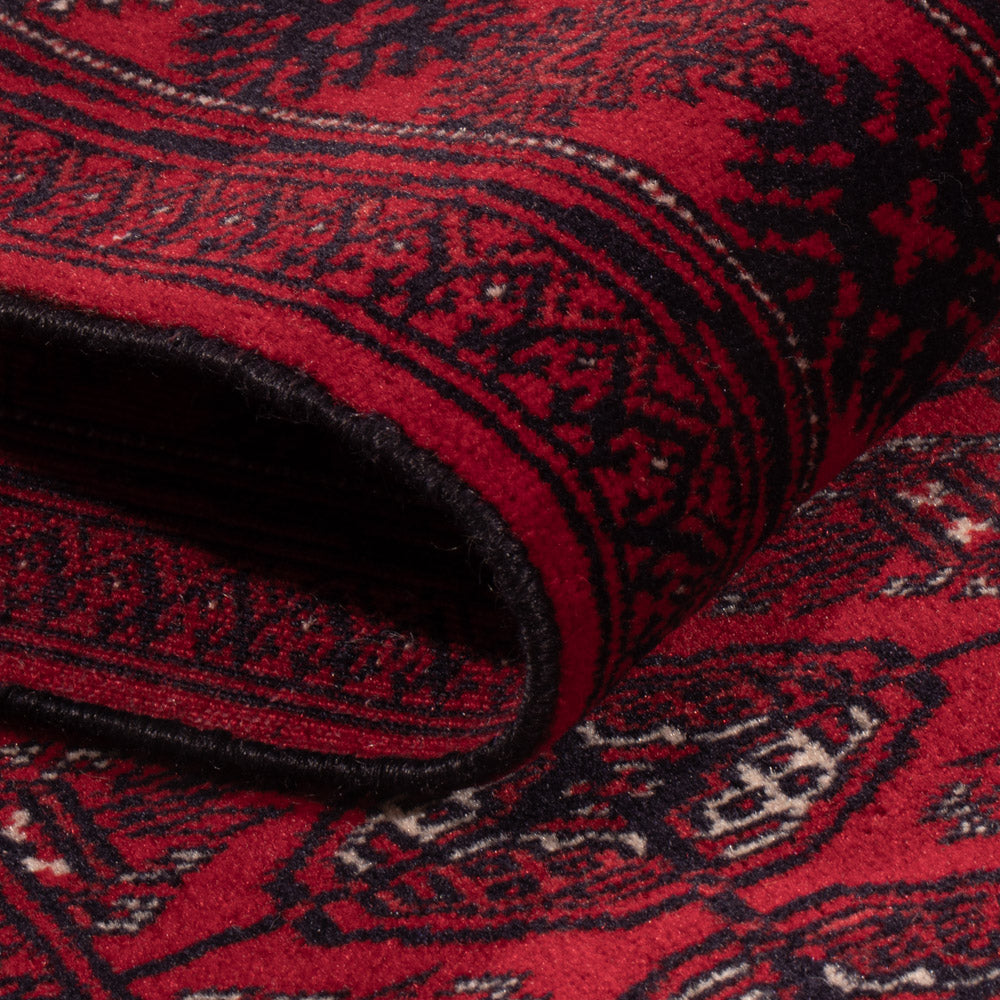 Alfombra de pasillo Alfombra Turkaman - 396 x 87 cm - rojo