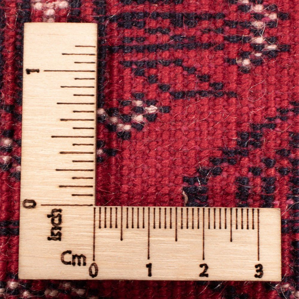 Alfombra de pasillo Alfombra Turkaman - 396 x 87 cm - rojo