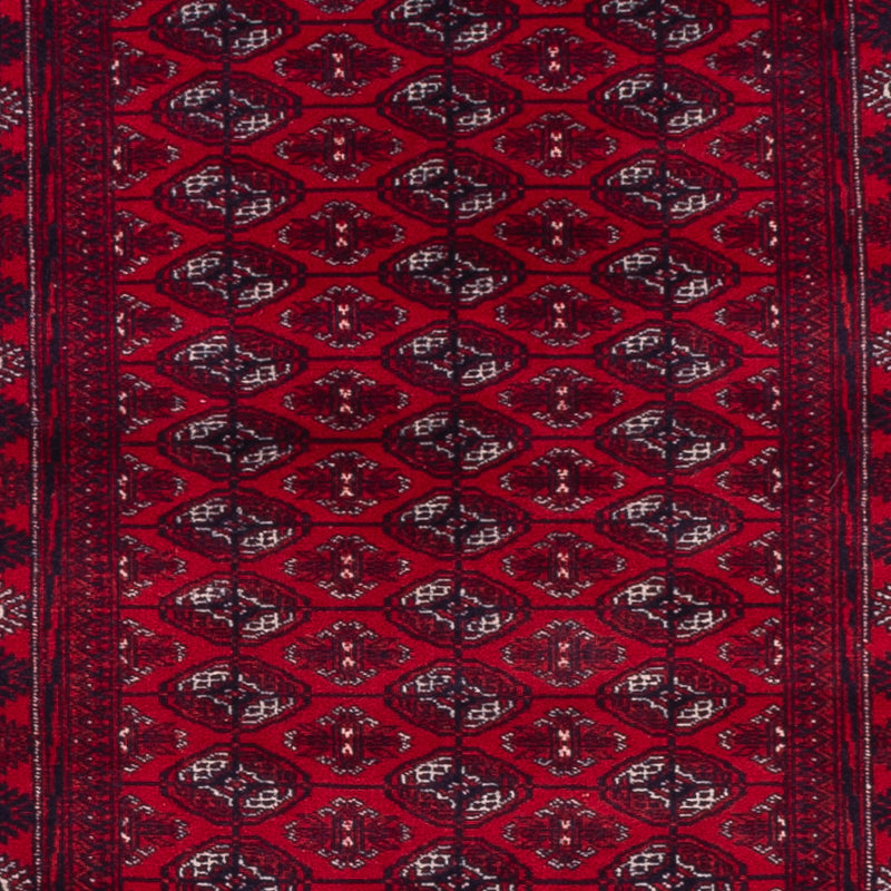 Alfombra de pasillo Alfombra afgana - Bukhara - 397 x 86 cm - rojo