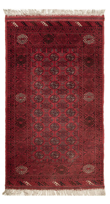 Alfombra afgana - Bukhara - 122 x 70 cm - rojo oscuro
