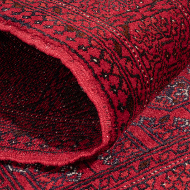 Alfombra afgana - Bukhara - 122 x 70 cm - rojo oscuro