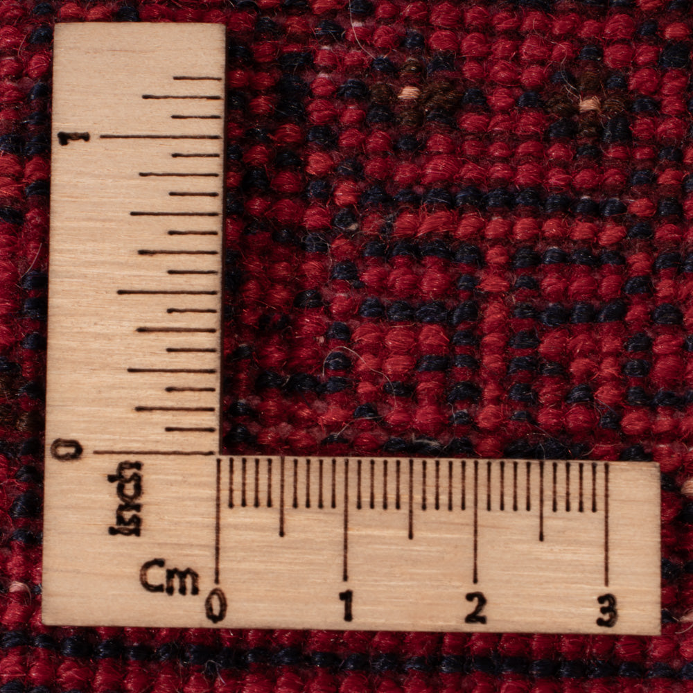 Alfombra afgana - Bukhara - 122 x 70 cm - rojo oscuro