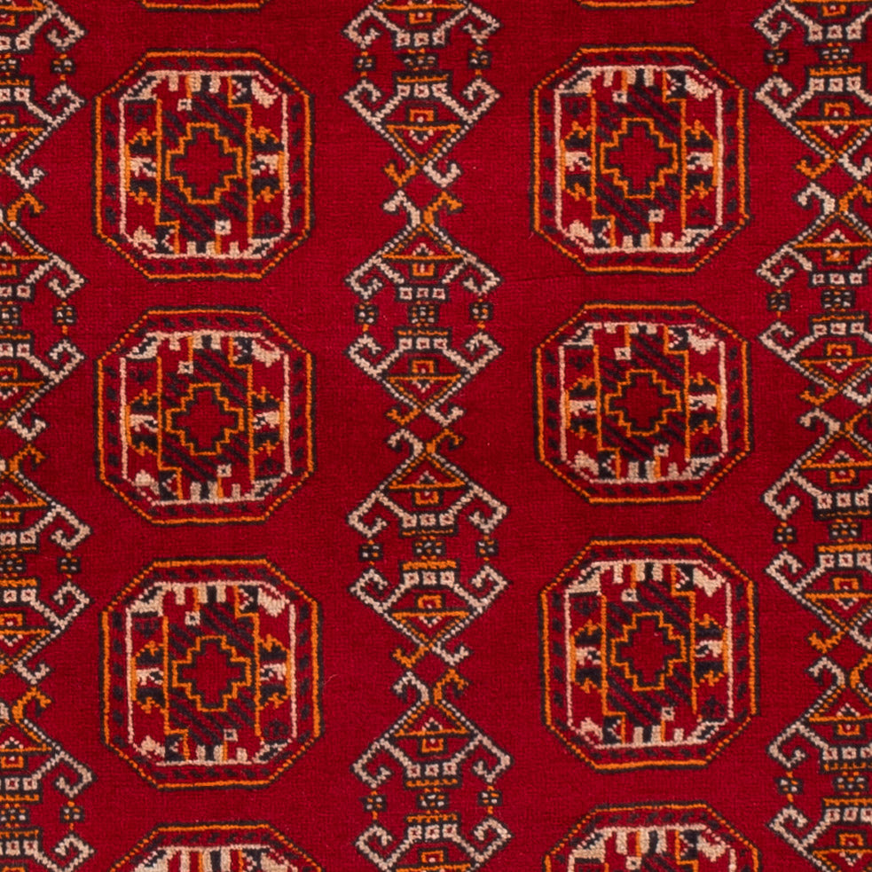 Alfombra afgana - Bukhara - 147 x 104 cm - rojo