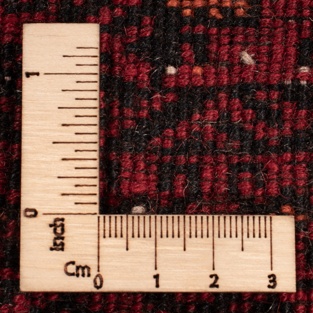 Alfombra afgana - Bukhara - 140 x 102 cm - rojo oscuro