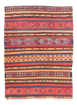Alfombra Kelim - Antigua - 210 x 150 cm - multicolor