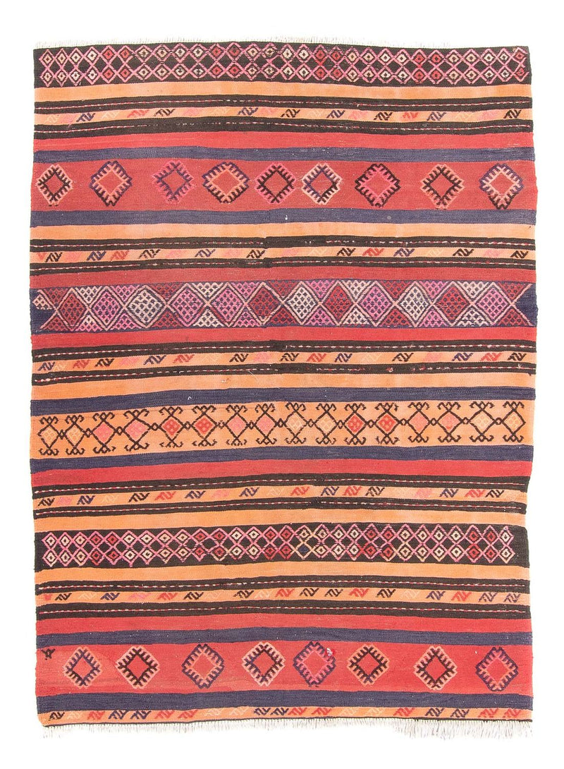 Alfombra Kelim - Antigua - 210 x 150 cm - multicolor