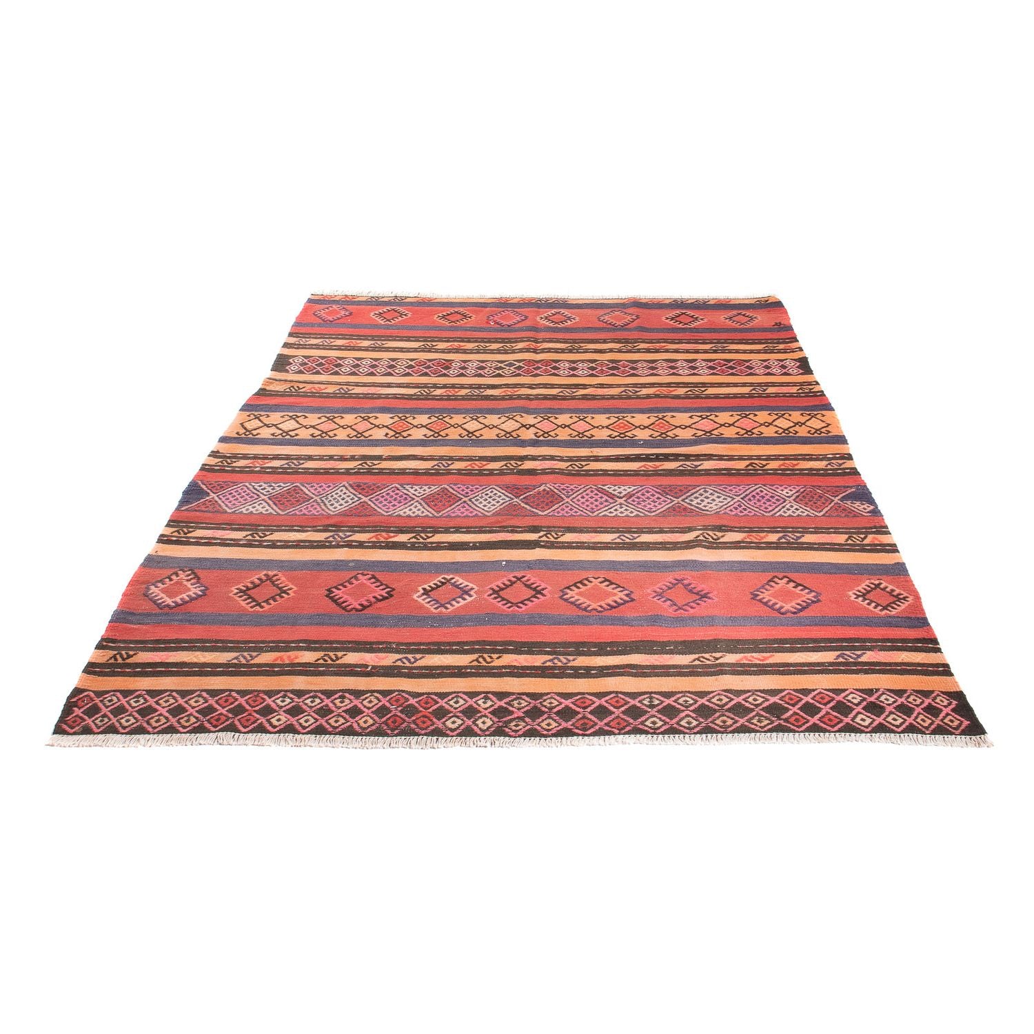 Alfombra Kelim - Antigua - 210 x 150 cm - multicolor