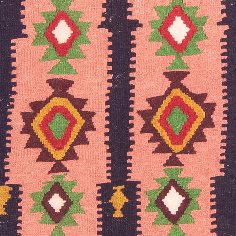Alfombra de pasillo Alfombra Kelim - Antigua - 275 x 110 cm - multicolor