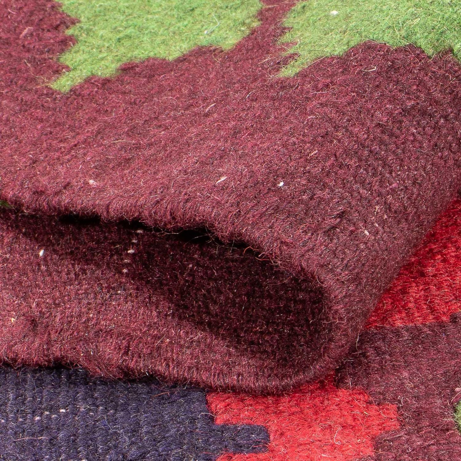 Alfombra de pasillo Alfombra Kelim - Antigua - 275 x 110 cm - multicolor