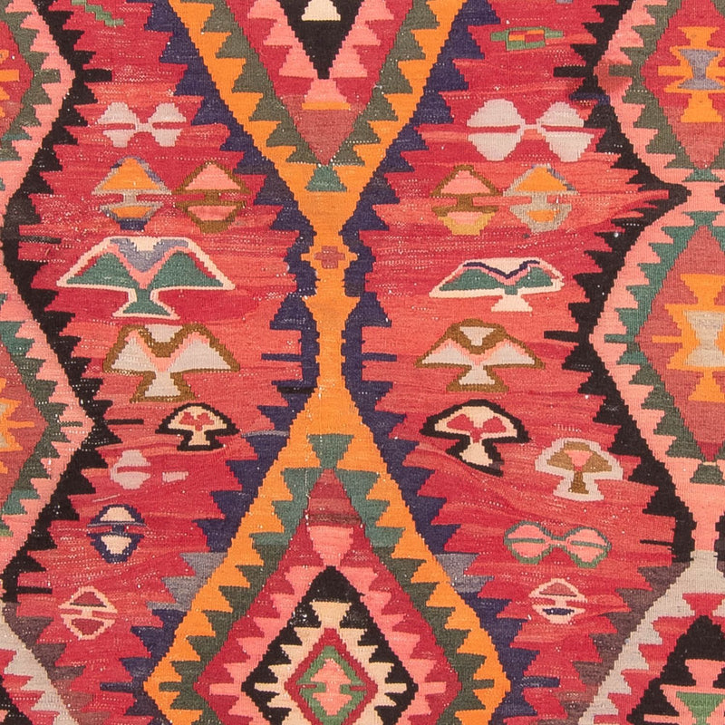 Alfombra de pasillo Alfombra Kelim - Antigua - 310 x 165 cm - multicolor