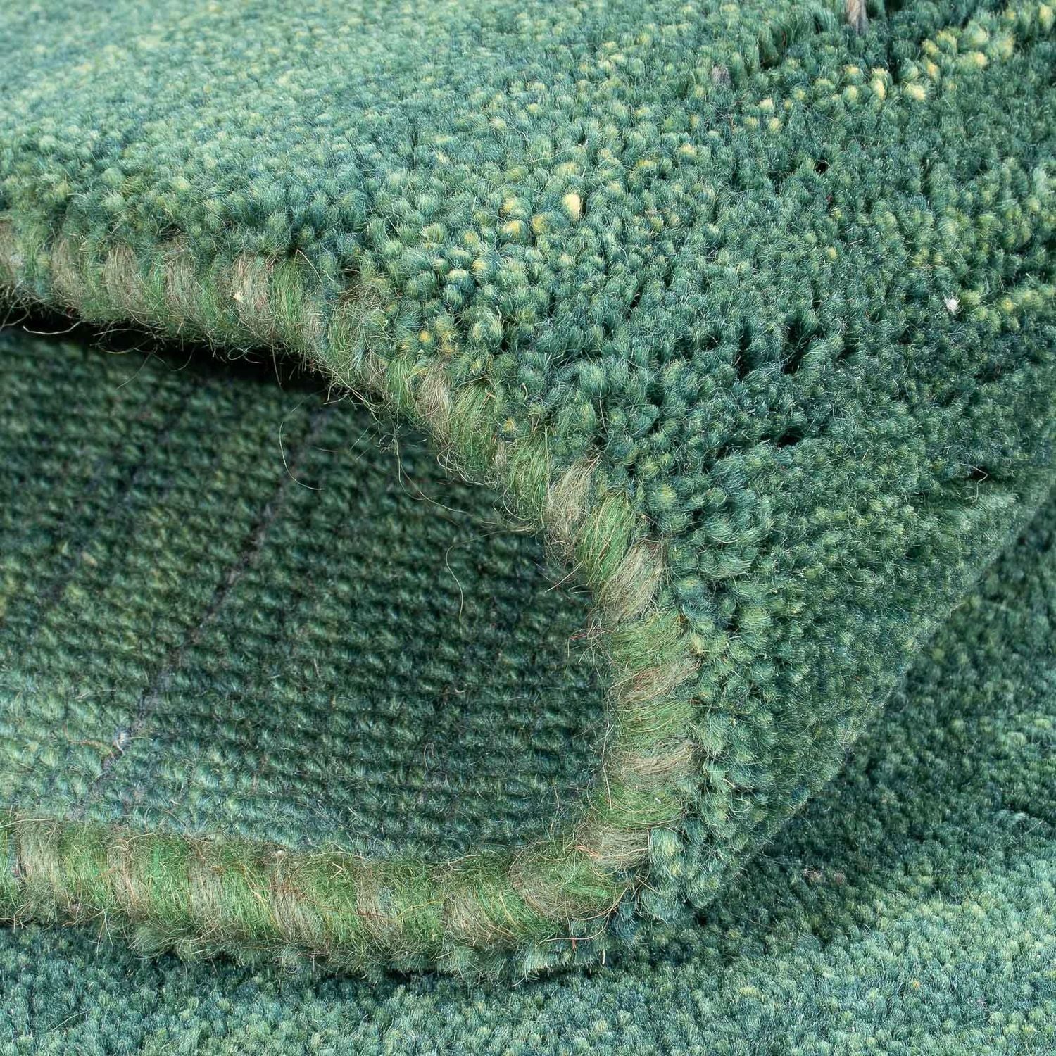 Alfombra Gabbeh - Persa - 146 x 95 cm - verde oscuro