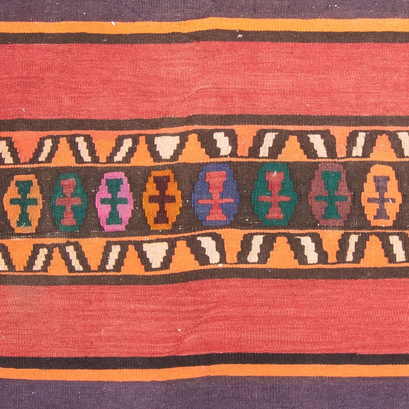 Alfombra de pasillo Alfombra Kelim - Antigua - 310 x 144 cm - multicolor
