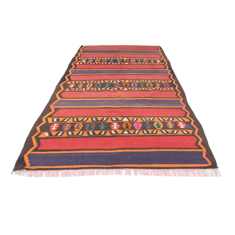 Alfombra de pasillo Alfombra Kelim - Antigua - 310 x 144 cm - multicolor