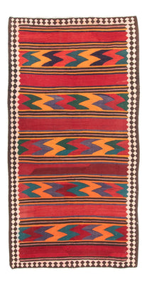 Alfombra de pasillo Alfombra Kelim - Antigua - 315 x 170 cm - multicolor