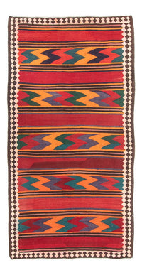 Alfombra de pasillo Alfombra Kelim - Antigua - 315 x 170 cm - multicolor