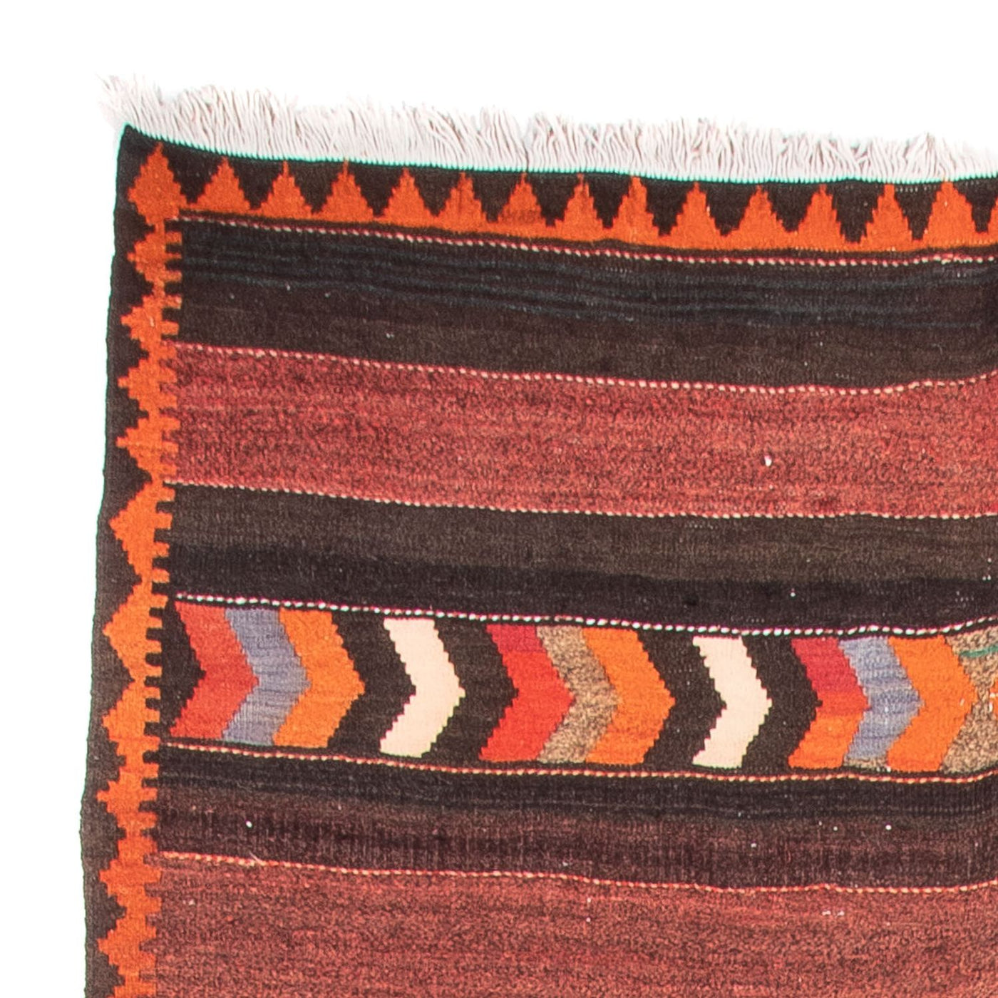 Kilim antiguo Alfombra 433x160cm