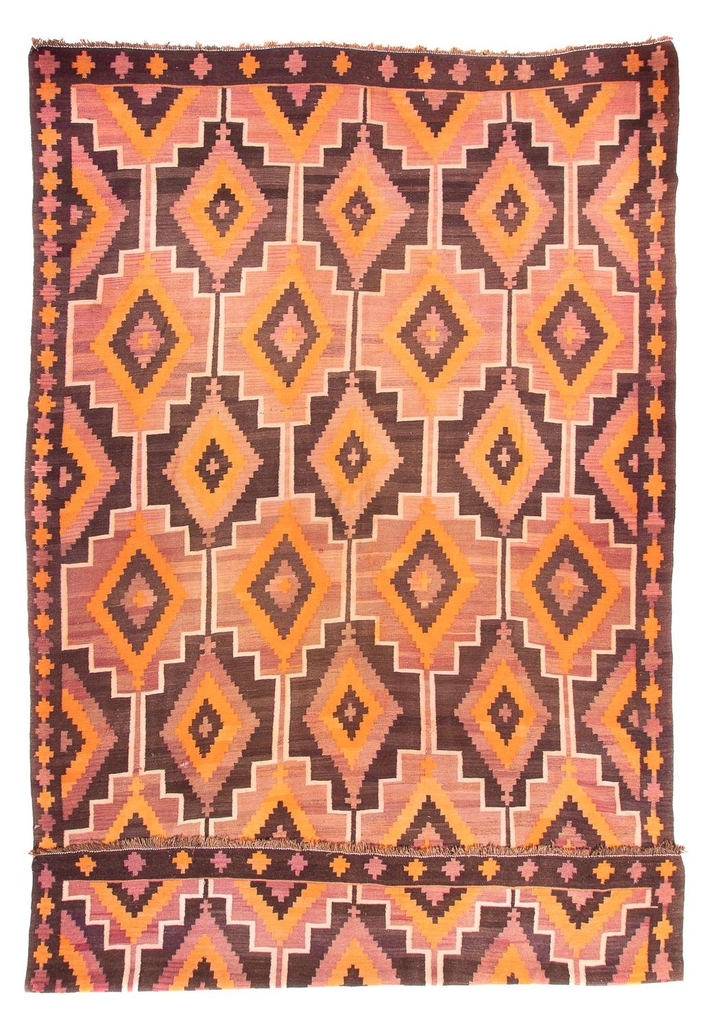 Alfombra Kelim - Antigua - 460 x 280 cm - multicolor
