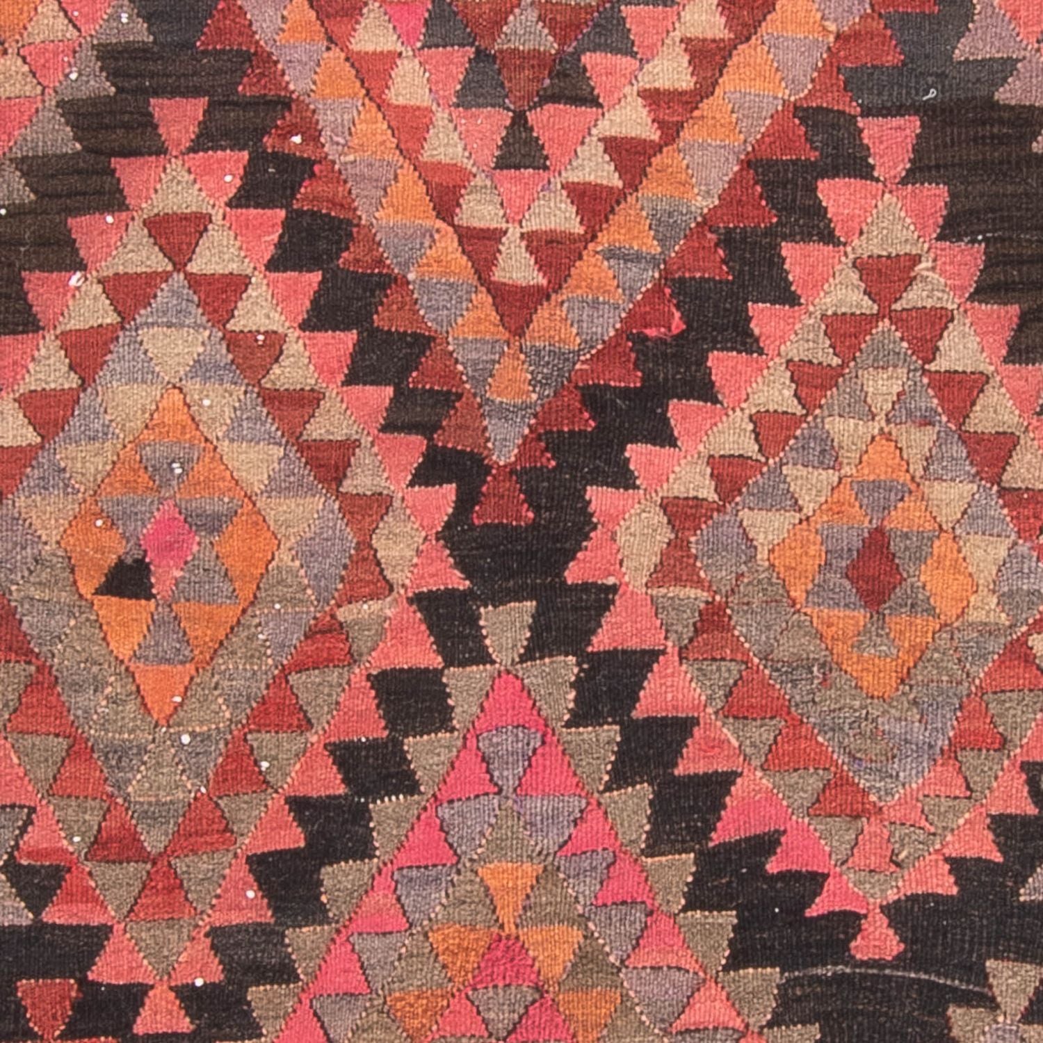 Alfombra de pasillo Alfombra Kelim - Antigua - 460 x 143 cm - multicolor