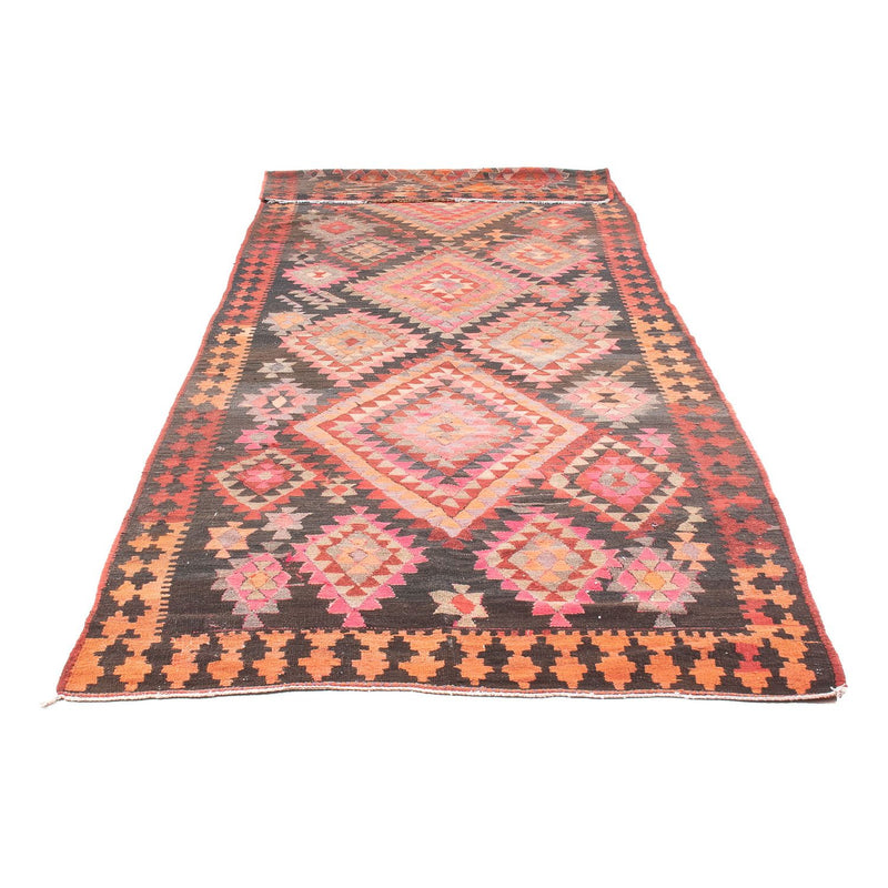 Alfombra de pasillo Alfombra Kelim - Antigua - 460 x 143 cm - multicolor