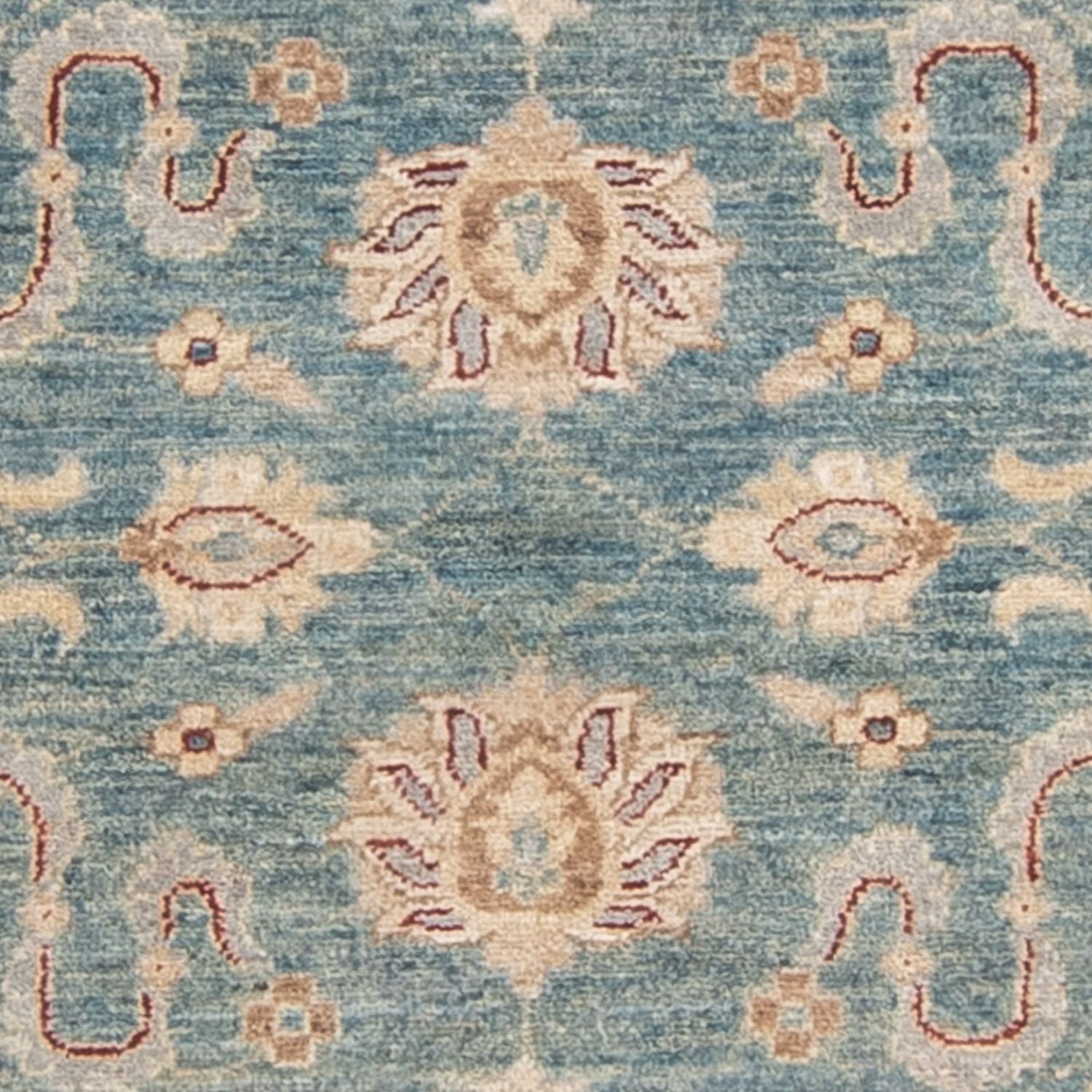 Alfombra de pasillo Alfombra Ziegler - 194 x 78 cm - turquesa