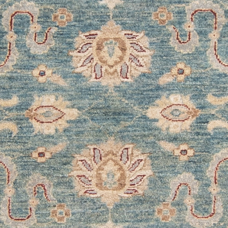 Alfombra de pasillo Alfombra Ziegler - 194 x 78 cm - turquesa