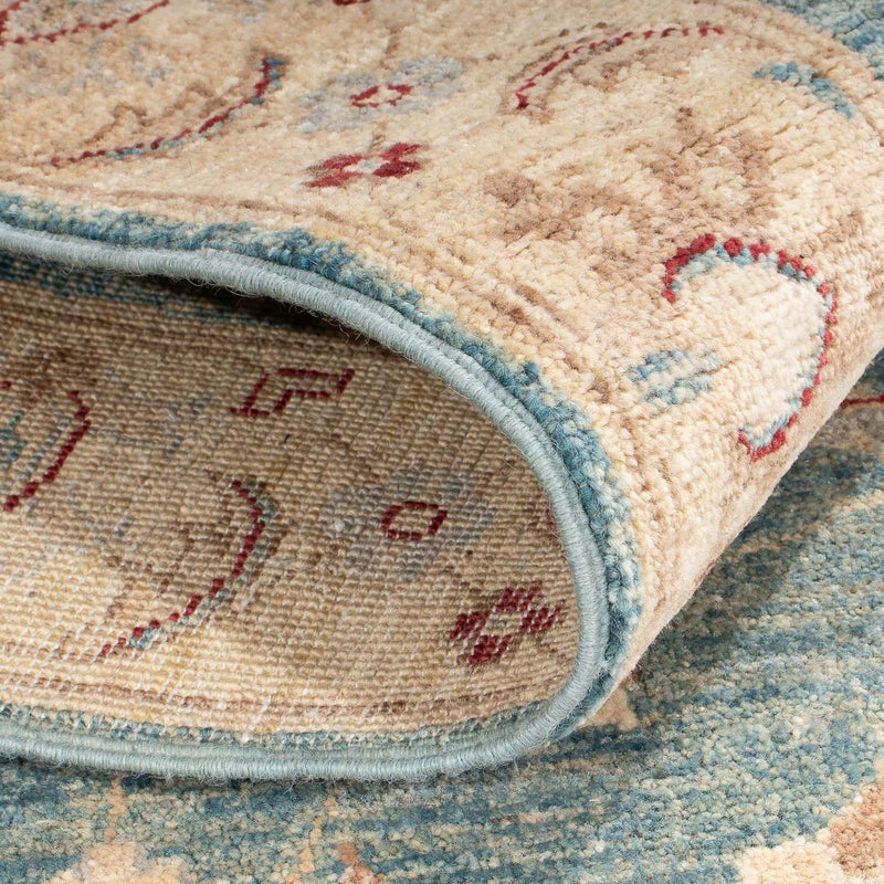 Alfombra de pasillo Alfombra Ziegler - 194 x 78 cm - turquesa
