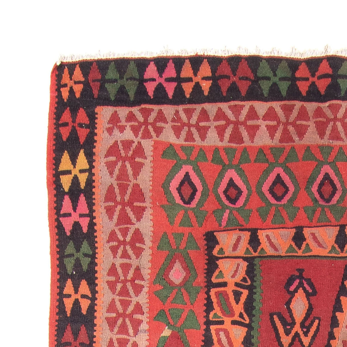 Kilim antiguo Alfombra 150x355cm