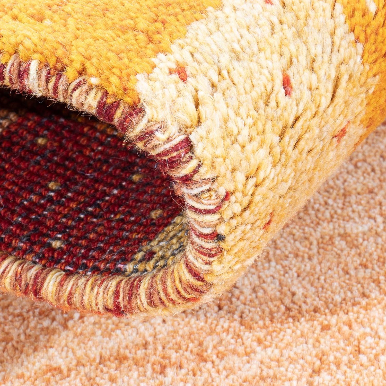 Alfombra Gabbeh - Indus - 120 x 60 cm - multicolor