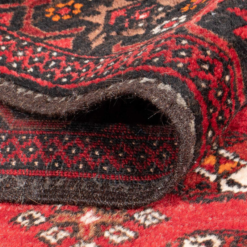 Alfombra de pasillo Alfombra Belutsch - 198 x 110 cm - rojo