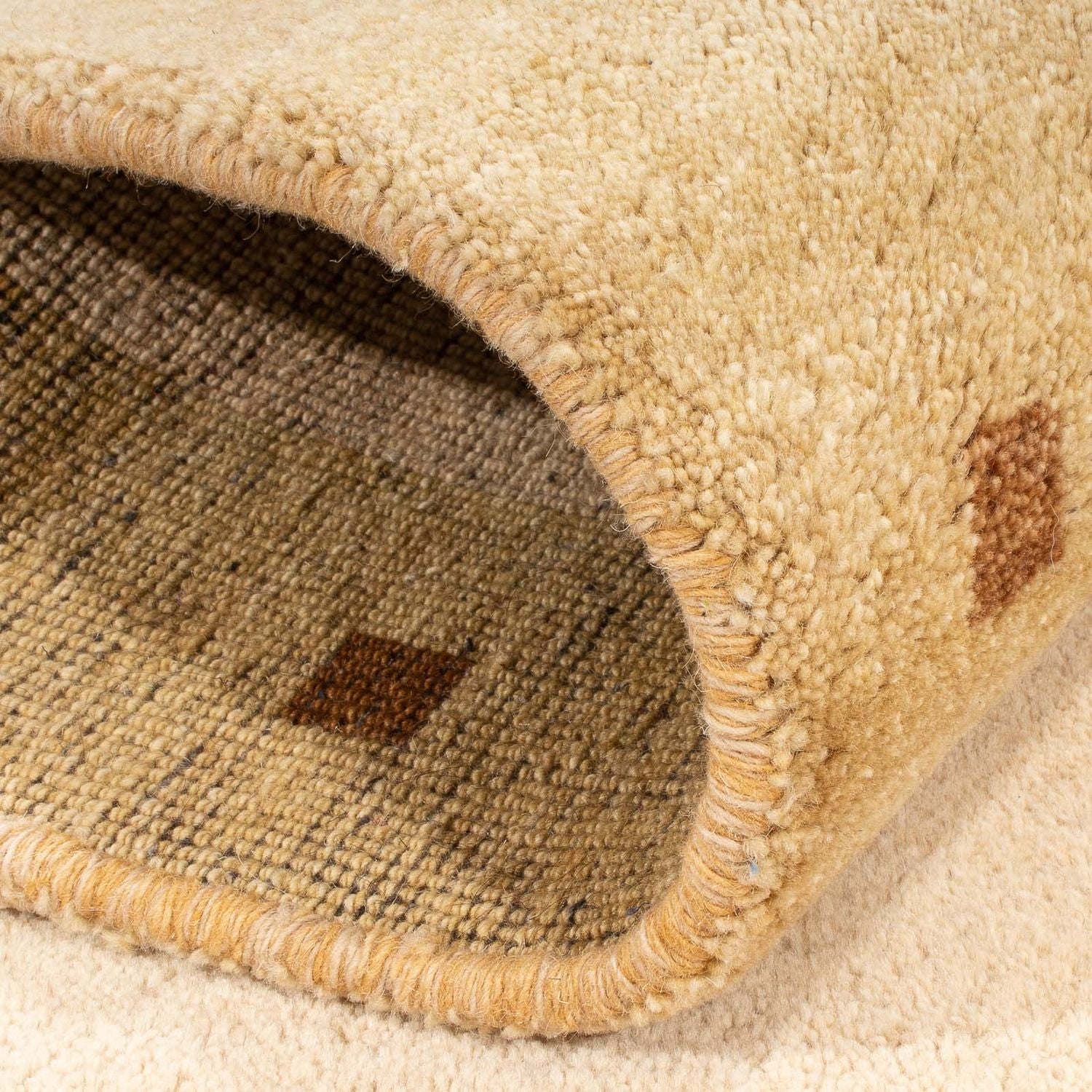 Alfombra Gabbeh - Indus - 158 x 105 cm - beige