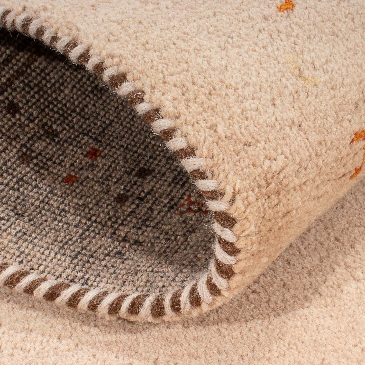 Alfombra Gabbeh - Indus - 160 x 90 cm - beige