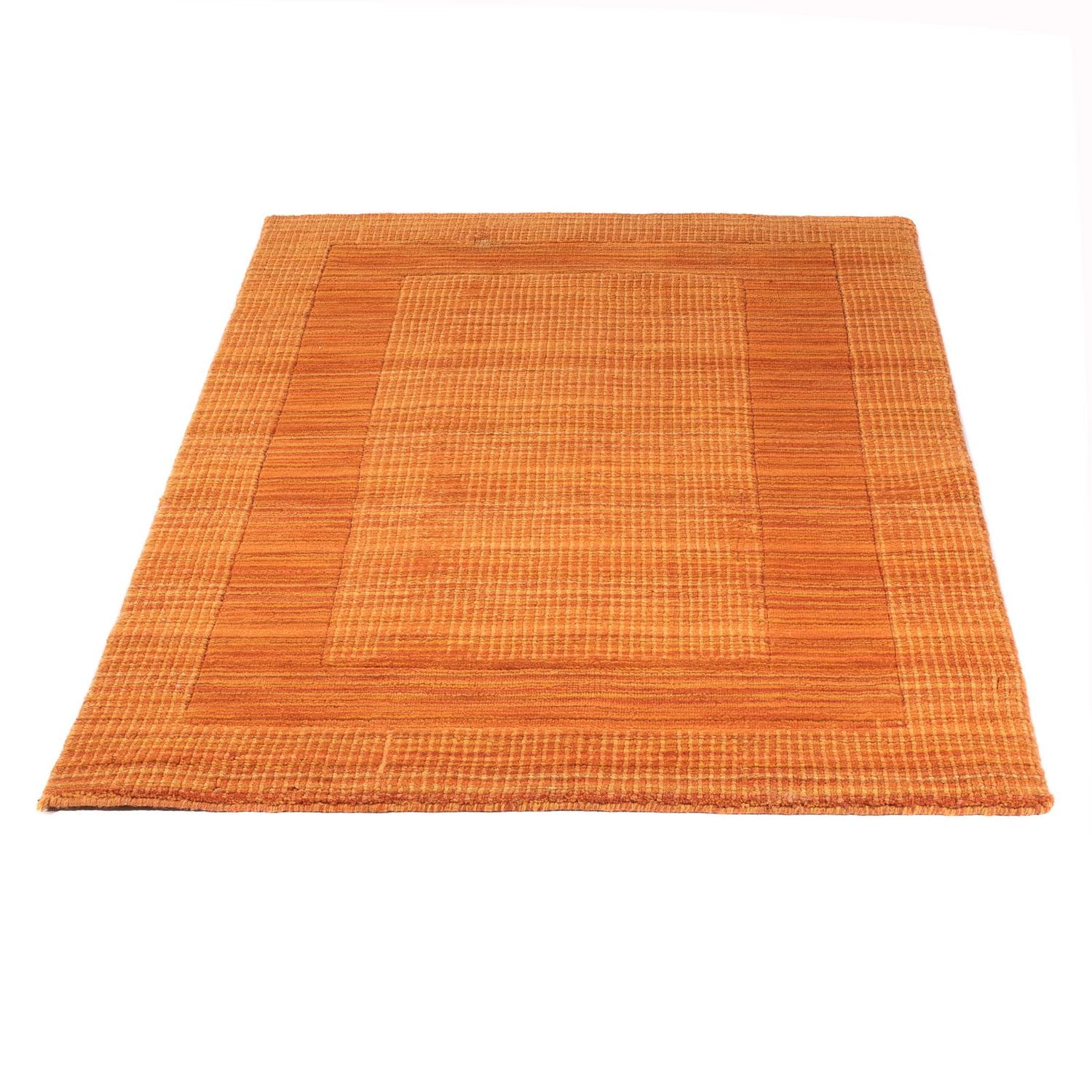 Alfombra Gabbeh - Loribaft Softy - 151 x 92 cm - naranja