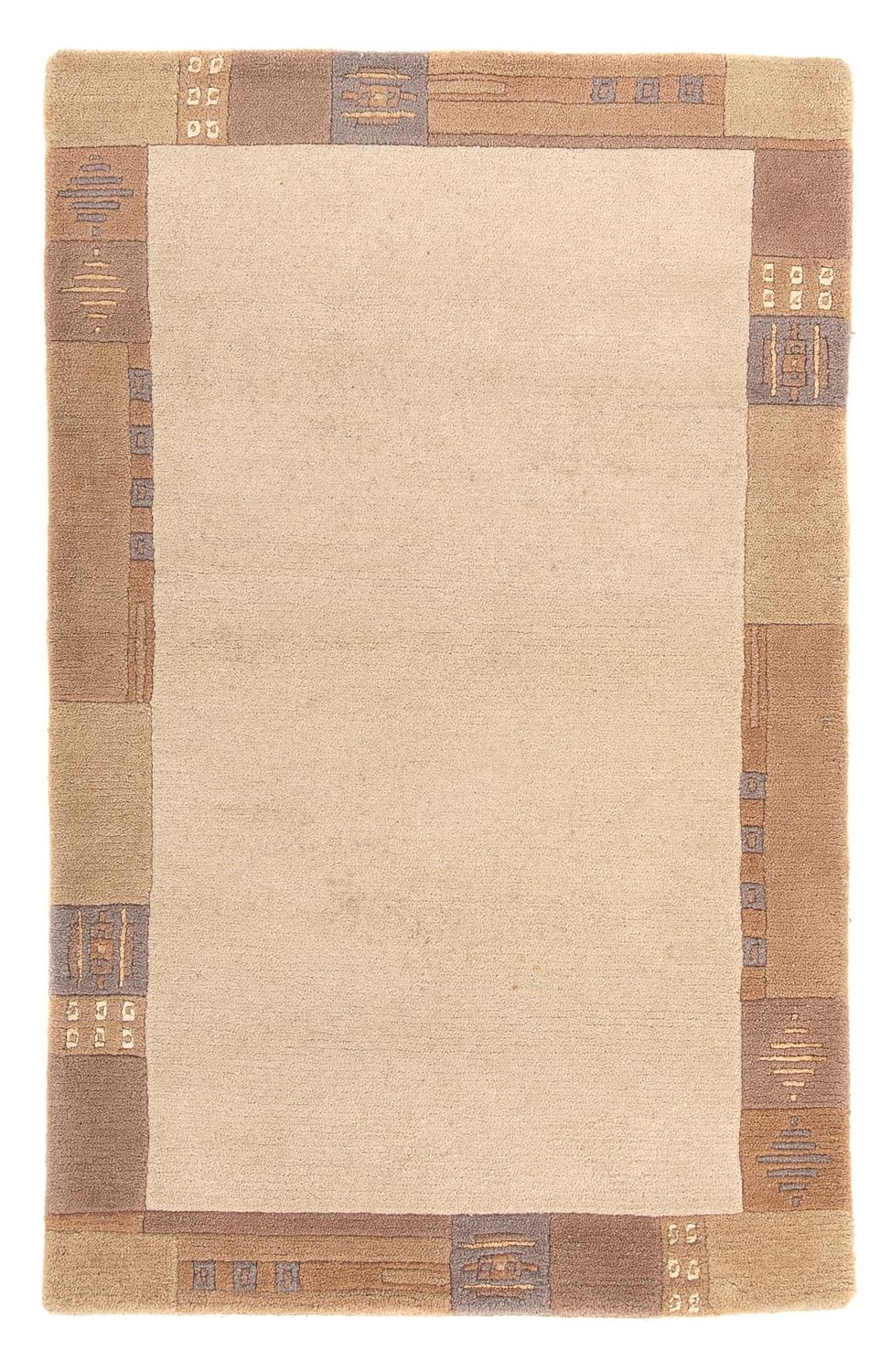 Alfombra de Nepal - 160 x 90 cm - beige