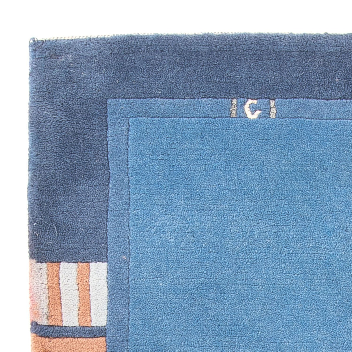 Alfombra de Nepal - 160 x 90 cm - azul