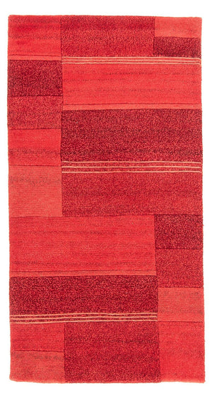 Alfombra de Nepal - 140 x 72 cm - rojo