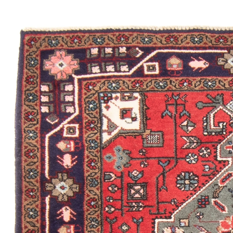 Alfombra persa - Nómada - 150 x 107 cm - rojo